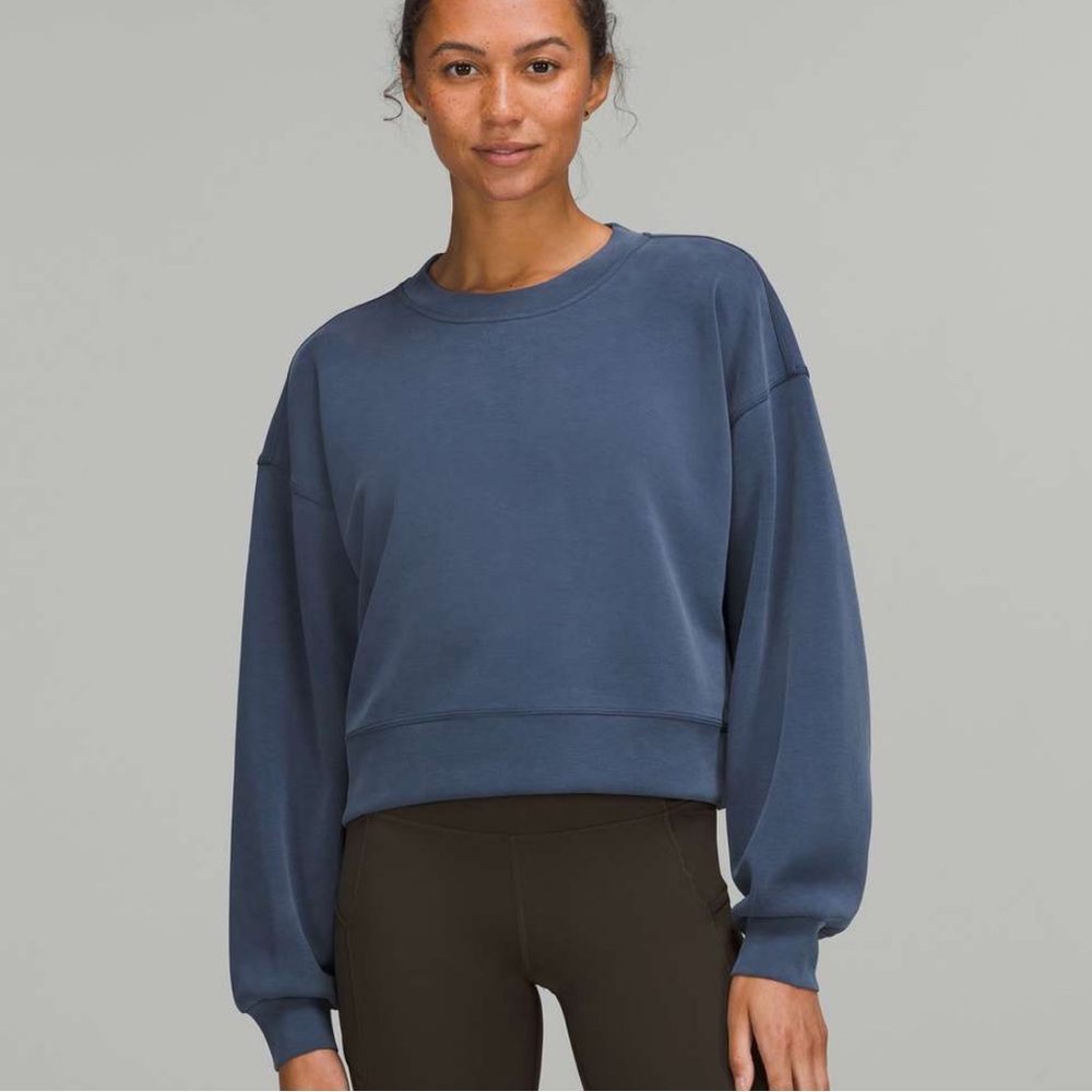 Lululemon Perfectly Oversized Cropped Crew Sweatshirt